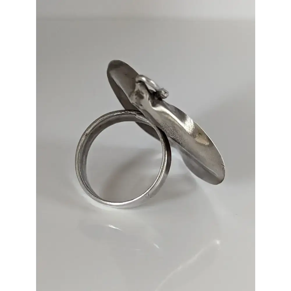 Silver Steed Unique, Extravagant Leaf Rings with motive Flower Rings