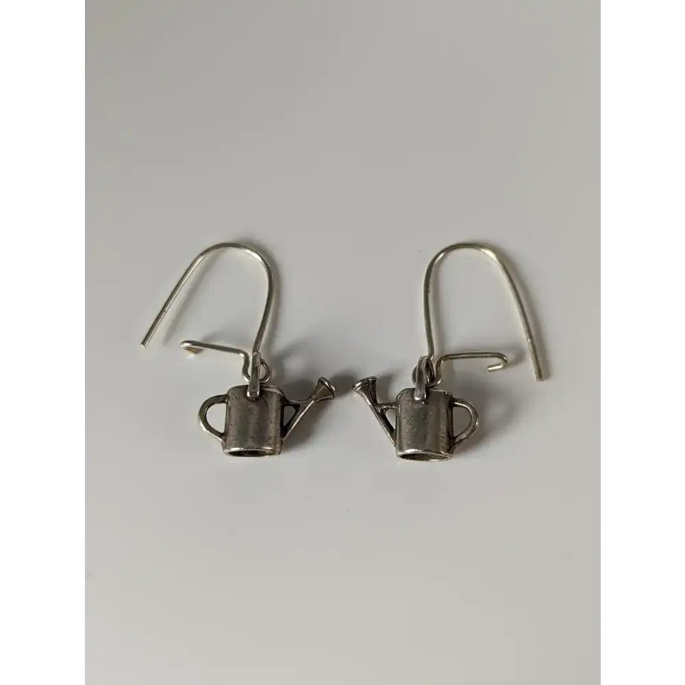 Silver Steed Watering Can Silver Dropped Earrings Earrings