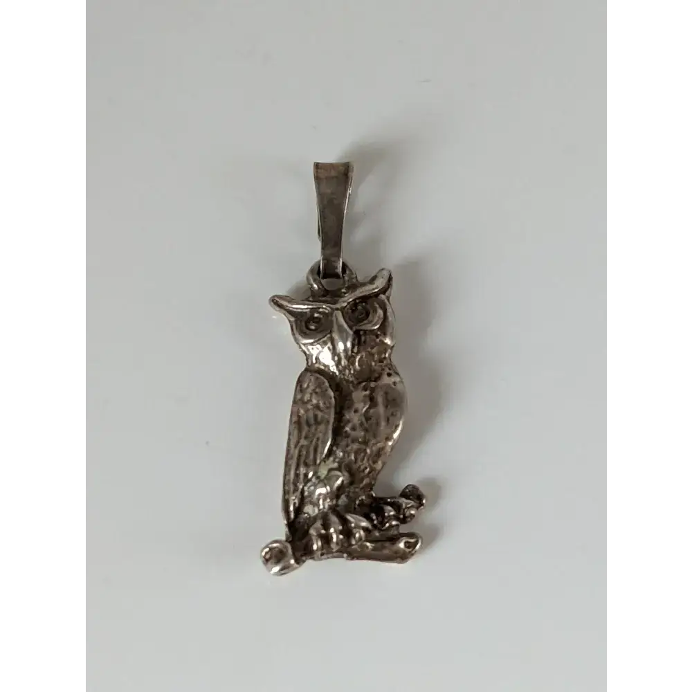 Silver Steed Wise Owl Silver Pendant Pendant