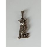 Silver Steed Wise Owl Silver Pendant Pendant