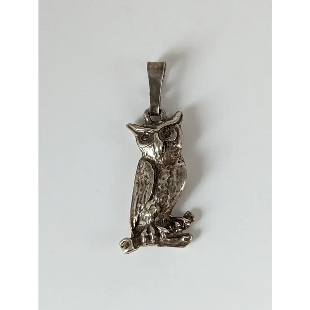 Silver Steed Wise Owl Silver Pendant Pendant