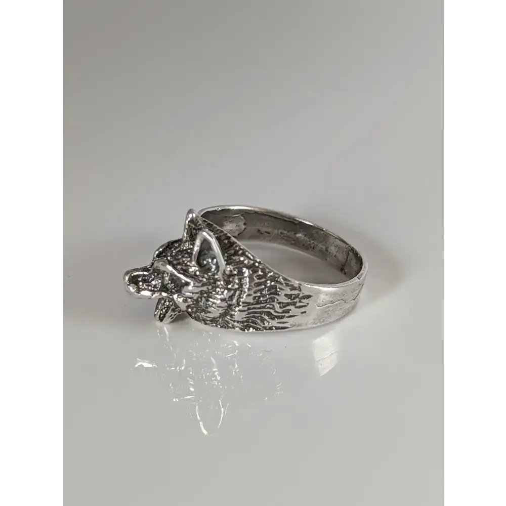 Silver Steed Wolf Silver Ring T Rings