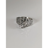 Silver Steed Wolf Silver Ring T Rings