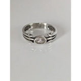 Silver Steed Silver Zirconia Antique Ring G Rings