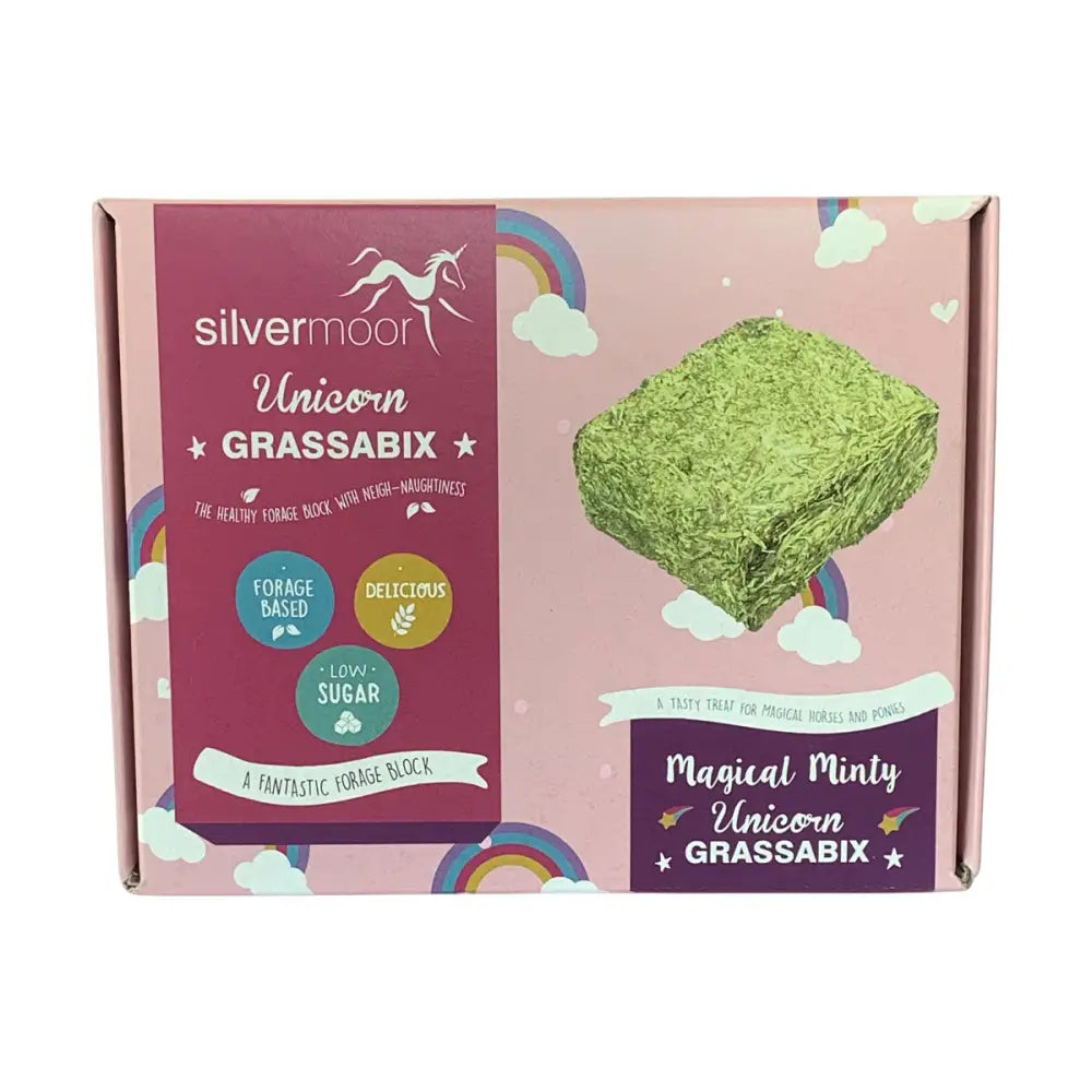 Silvermoor Grassabix Magical Minty Unicorn Horse Treats Barnstaple Equestrian Supplies