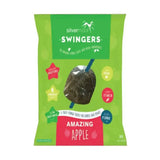 Silvermoor swingers horse treats apple feed block in green and pink pack for boredom busting horse snack