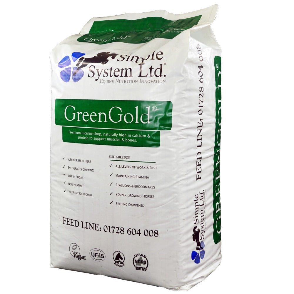 Simple System Horse Feeds Green Gold Lucerne Horse Feeds