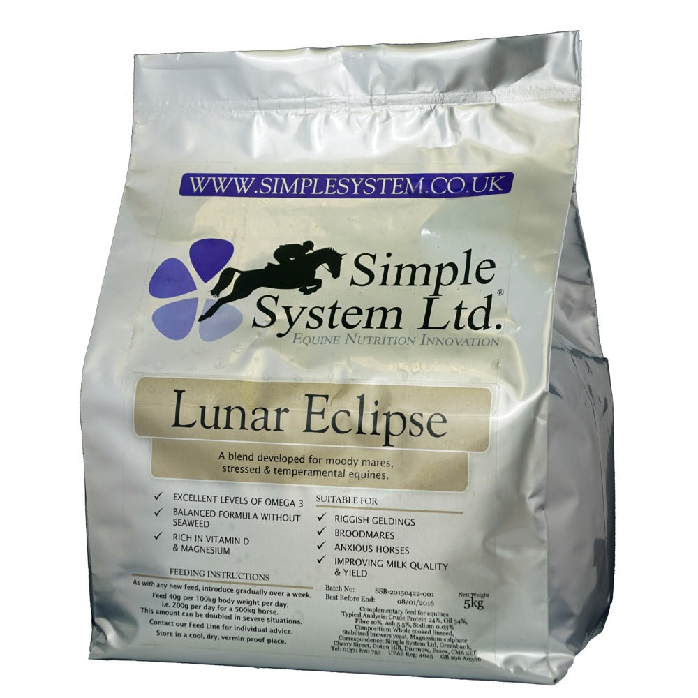 Simple System Horse Feeds Lunar Eclipse 5Kg Horse Feeds