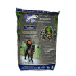 A bag of simple system horse feeds purabeet with unmolassed beet pulp pellets in a dark green and blue package