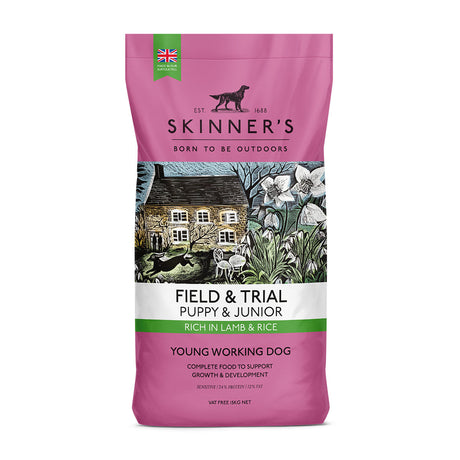 Skinners Field & Trial Lamb & Rice Puppy Dog Food Barnstaple Equestrian Supplies