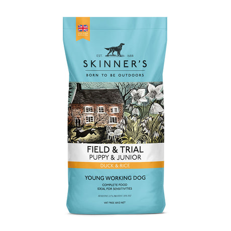 Skinners Field & Trial Puppy Duck & Rice Dog Food Barnstaple Equestrian Supplies