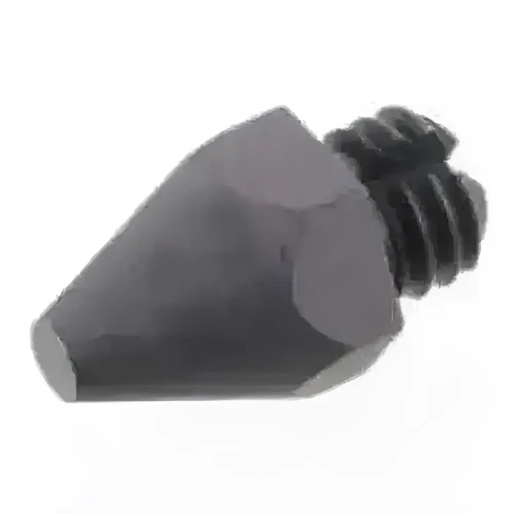 Black hexagonal small conical studs ss002- supastuds nozzle with threaded end for 3d printers