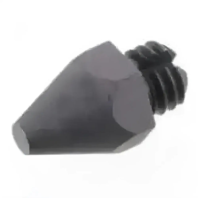 Black hexagonal small conical studs ss002- supastuds nozzle with threaded end for 3d printers