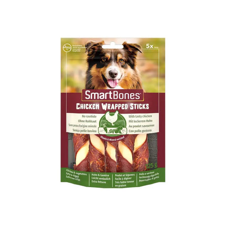 Smartbones Chicken Wrapped Sticks Medium Barnstaple Equestrian Supplies