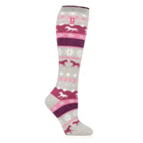 Sockshop Heat Holders Horse Fairisle Tall Riding Socks Hedongrey Riding Socks