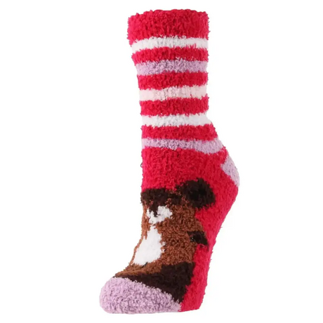 Sockshop Wild Feet Cosy Socks Horse Junior 12.5 - 3.5 Riding Socks Barnstaple Equestrian Supplies