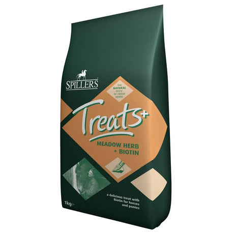 Spillers Meadow Herb +Biotin Horse Treats 1Kg Bag Horse Treats Barnstaple Equestrian Supplies