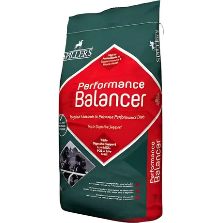 Green and red spillers pro performance balancer horse feed bag for ponies diet and optimal nutrition