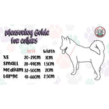 Pink collar illustrated on white dog line drawing showing sprinkles for days collar pink design
