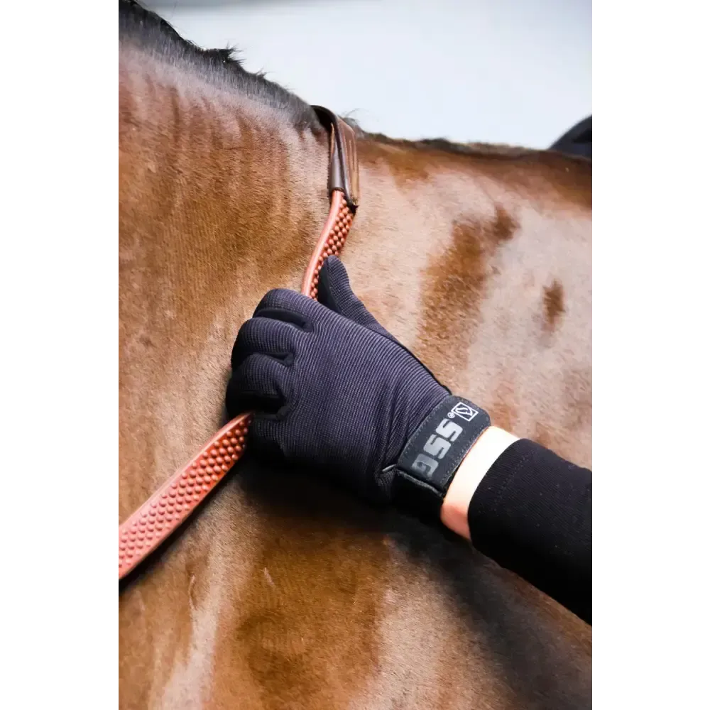 SSG All Weather Riding Gloves Black Ladies Small 6 Riding Gloves