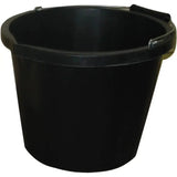 Stable Bucket Black Buckets & Bowls Barnstaple Equestrian Supplies