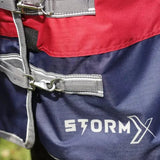 StormX Empra 200 Turnout Rug with Detachable Neck Burgundy 4'6" Turnout Rugs