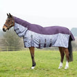 StormX Empra Quagga Shield Waterproof Fly Rug Red/White 4'6" Waterproof Fly Rugs