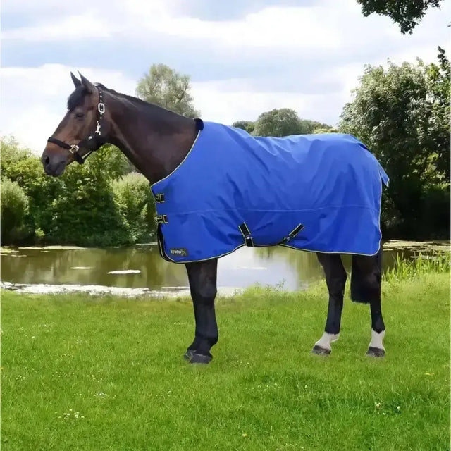 StormX Original 100g Turnout Rug Royal Blue/Navy/Yellow 4'6" Turnout Rugs