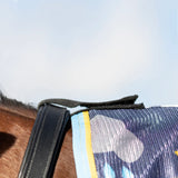 StormX Original Come Rain or Shine Combi Fly Rug Navy/Blue/Yellow 4'0" Fly Rugs