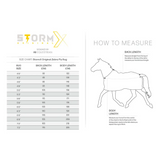 StormX Original Zebra Print Fly Rug Black/White 4'0" Fly Rugs