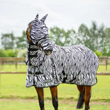 StormX Original Zebra Print Fly Rug Black/White 4'0" Fly Rugs