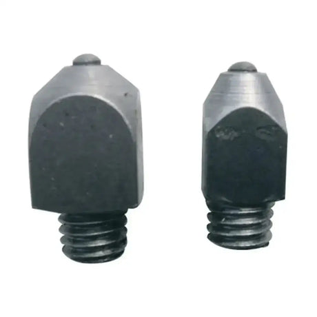 Black metal stromsholm screw studs type h with threaded bases and rounded tips for hunter trials use