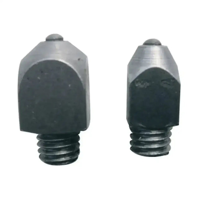 Black metal stromsholm screw studs type h with threaded bases and rounded tips for hunter trials use