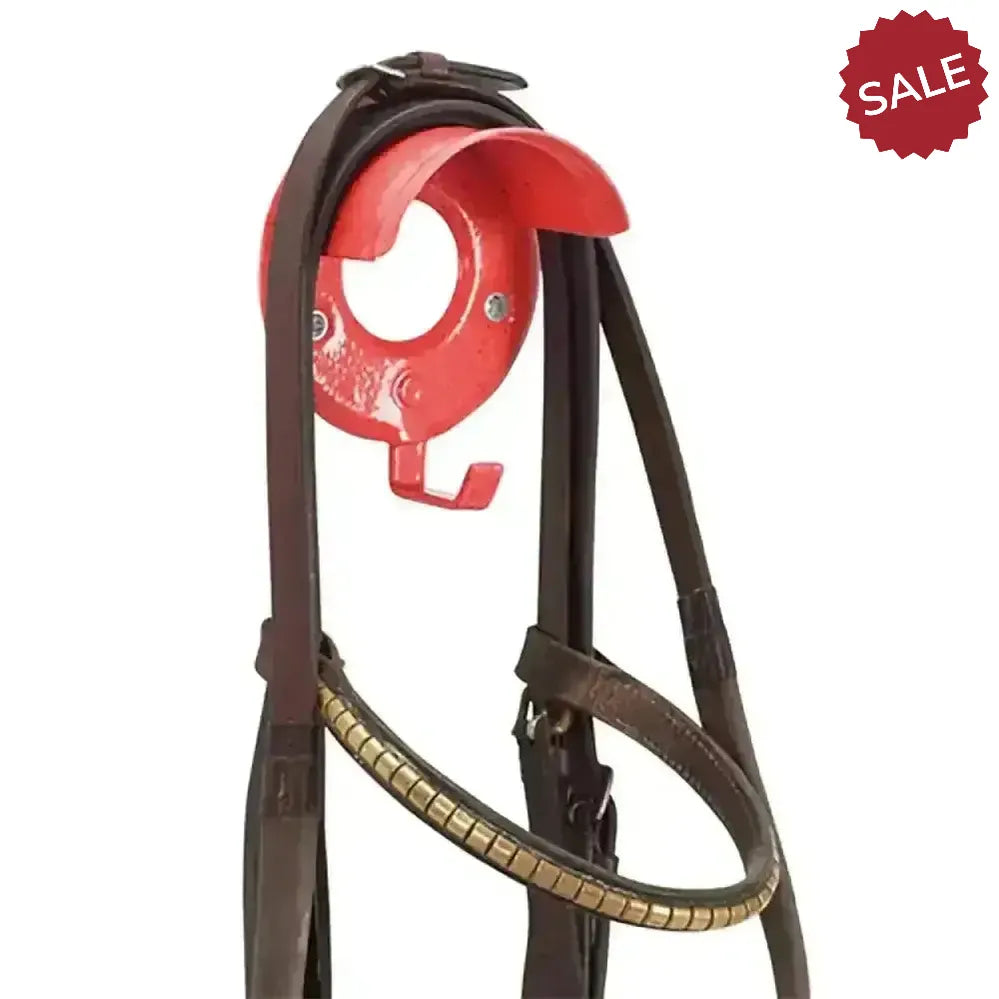 Stubbs Bridle Brackets with Hooks Grey Bridle Hooks