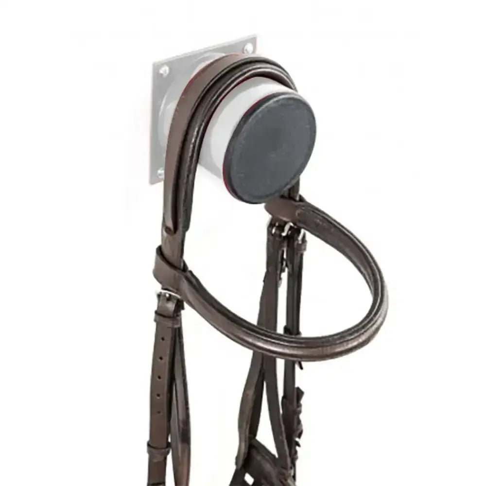 Brown leather horse bridle stubbs bridle stub s2075 mounted on wall bracket from europe’s leading bloodstock auctioneers