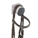 Brown leather horse bridle stubbs bridle stub s2075 mounted on wall bracket from europe’s leading bloodstock auctioneers