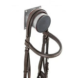 Brown leather horse bridle mounted on wall bracket stubbs bridle stub model from europe’s leading bloodstock auctioneers