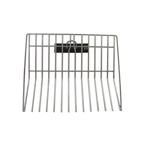 Silver metal wire rack with hook for hanging stubbs chip fork spare head s46a fork spare head accessory