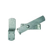 Galvanized metal stubbs easy kick foot operated fastener with flat rectangular door bolt s302 and rounded edges