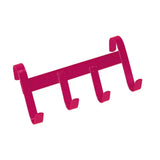 Bright fuchsia metal over-the-door four hook model stubbs handy hanger s94 for easy hanging and organization