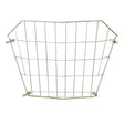 Silver wire mesh stubbs haysaver corner rack with hexagonal shape and reinforced corners substantially reduces wastage