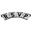 Black and white rsvp dressage letters markers with sleek modern design by stubbs hook best selling tread-in