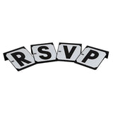Black and white rsvp dressage letters markers with sleek modern design by stubbs hook best selling tread-in