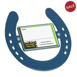 Stubbs Horseshoe Stable Nameplates Blue Stable Nameplates