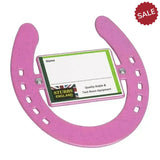 Stubbs Horseshoe Stable Nameplates Pink Stable Nameplates