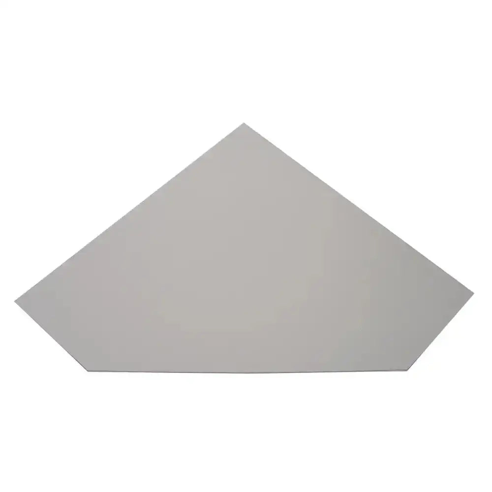 Gray triangular panel with smooth matte finish for stubbs munch station spare base s200 munch station horse part