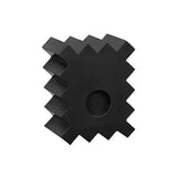 Black metal gear-shaped component with central hole for stubbs pole block js60 used in adjusting pole heights