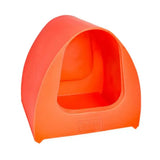 Bright orange plastic stubbs poultry palace pet shelter with curved entrance for easy animal husbandry use