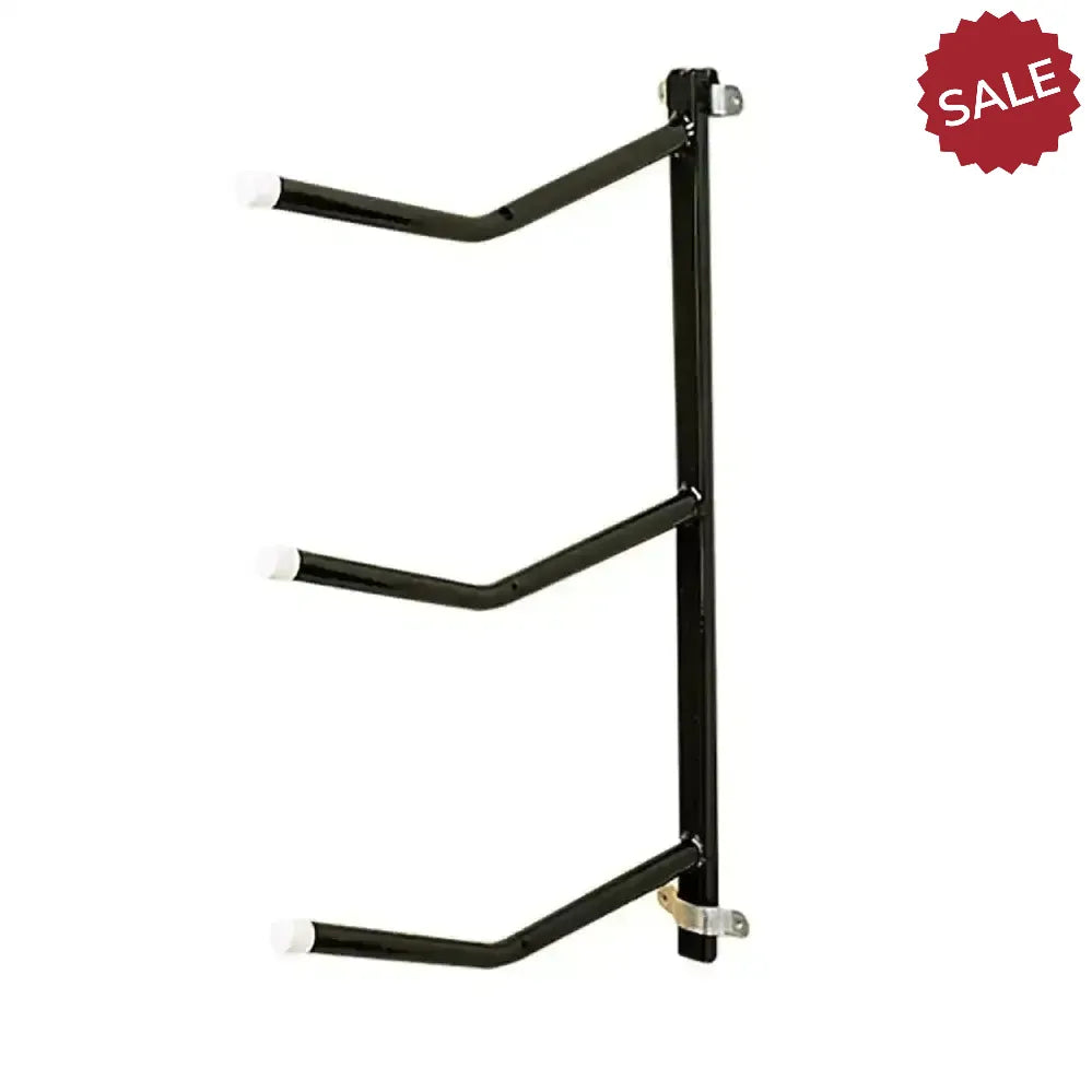 Stubbs Saddle Rack Triple Arm Clip-On S333 Black Saddle Racks