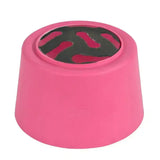Pink silicone stubbs slo-grazer medium footstool with black and pink zebra striped circular top great boredom breaker